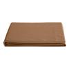 Parure de draps 6 pièces "Premium" pour lit 140 x 190 cm Coton Pur - Prémium Taupe -