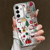 Case for Samsung Galaxy A26 A24 A13 A14 A35 A36 A55 A23 A33 A34 A51 A52 A15 A16 A21s Soft Cover Cartoon Christmas Tree Pattern
