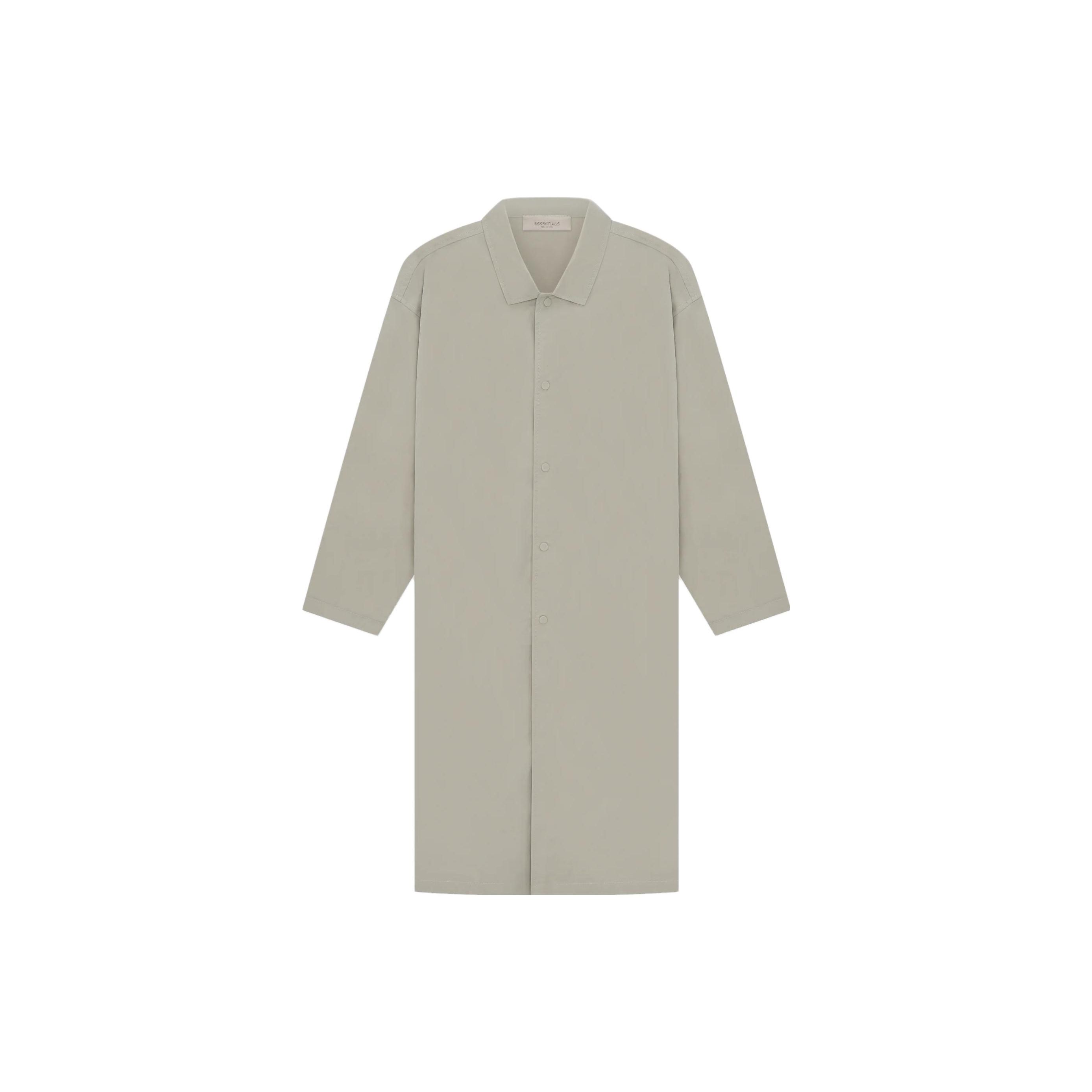 

Fear Of God Essentials Drop 2 SS23 Long Coat Seal Men Coat Seal-Gray FOG-SS23-278 XS