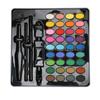 36 Colors Watercolor Paint Set with Brush Refillable Pen Sponge Strong Coloring Power Water Soluble Solid Watercolor