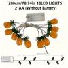 LED Pineapple String Lights, Party, Birthday, Bedroom, Yard Decoration Lights, Outdoor Hawaii Gift Decoration Lights (Battery Powered)