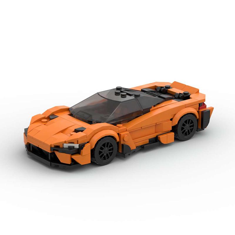 

MOC Building Blocks: LEGO-Compatible McLaren 765LT V2 Model Car Ornament