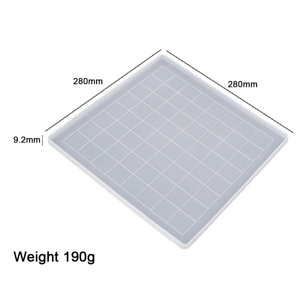 Chess Board Resin Mold Set Chess Pieces Silicone Mold Chess Board Epoxy Casting Mold for DIY Art