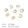 Wedding Anniversary Jewelry Materials Open Jump Rings 5 Colors 6 Sizes Accessories Parts Souvenir Accessories Parts
