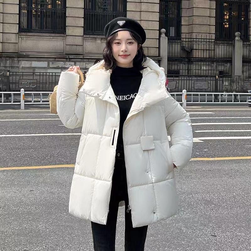 Middle-Aged Mother Cotton-Padded Coat Female  Winter Down Jacket Women Parkas Windbreaker Outwear Hooded Overwear Lady