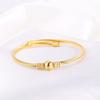Titanium steel bracelet gold high version temperament zircon bracelet women's light luxury fashion elegance does not fade simple bracelet