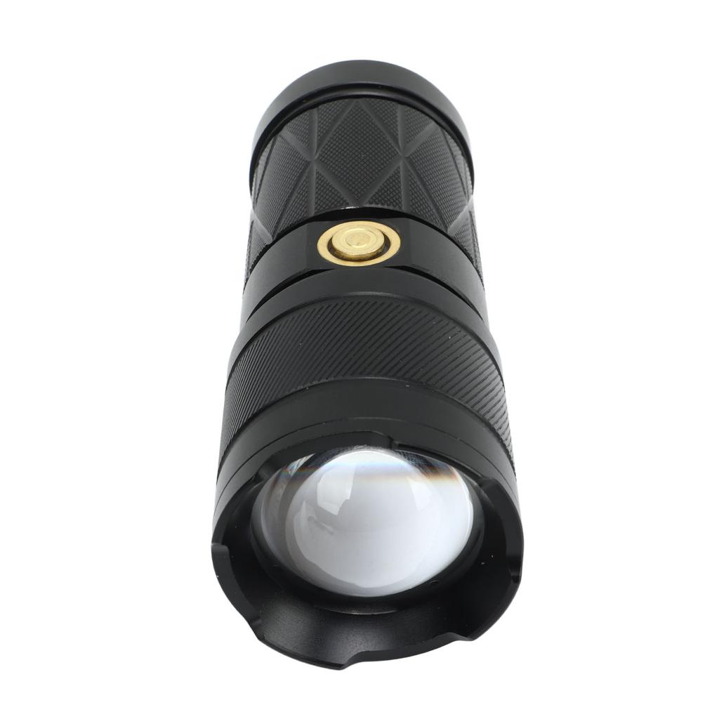 Mini LED Flashlight Portable USB Rechargeable Telescopic Zoom High Brightness LED Torch for Outdoor