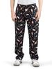 Wine Print Chef Pants 100% Cotton, Unisex Food Service Culinary Uniform, Funny Cook Trousers, Wine Lover Gift, BBQ Baker Pants Mens Womens