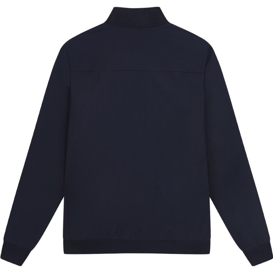 Fila 2023 Autumn New Business Casual Baseball Collar Knitted Long Sleeve Jacket Men Jacket Legendary-Blue F11M331501FNV