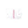 Kamio Japan Clear Sticker Binder, Pink, 231161