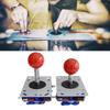 Responsive DIY Gaming Joystick Kit 2 4 8 Way Switching Mechanism & Red Ball Handle Simple Operate for Arcade Builds