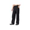 Li-Ning Comfortable Versatile Thick Straight Leg Fleece Simple Warm Knitted Sports Pants Women Bottoms Black AYKV718-1