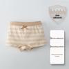 Naturliga Bomulls Trosor för Flickor - Tunna, Antibakteriella, Sömlösa Shorts