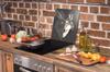GLASS CUTTING BOARD 45x52 Wolf