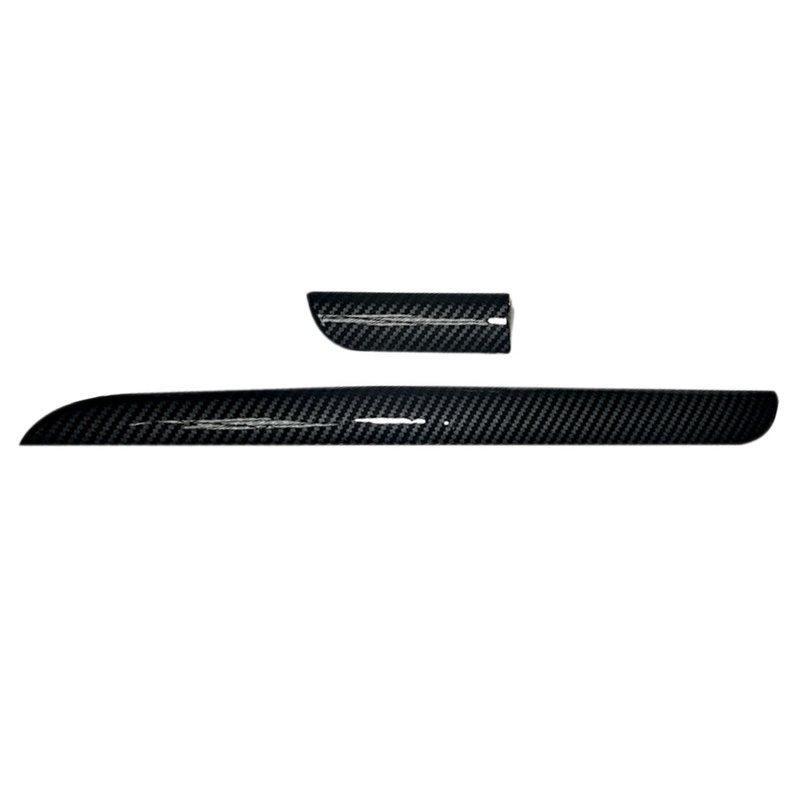 Dashboard Strip Panel Trim Cover Fit for Subaru Forester 2016 2017 2018 Glossy Carbon Fiber Style