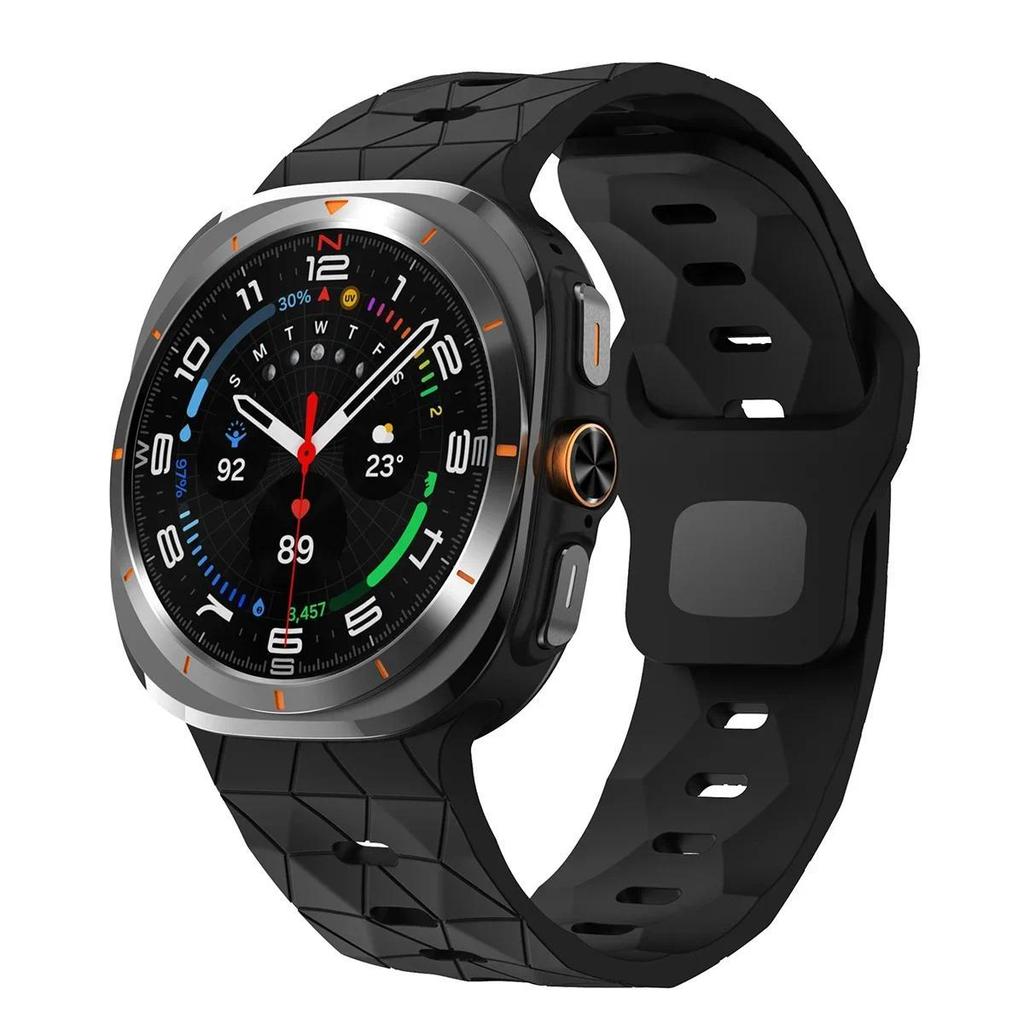 Sportowy Silikonowy Pasek do Samsung Galaxy Watch 7 Ultra 47mm 7 6 5 4 40/44mm Bransoleta do Watch 6 4Classic 43/47mm 5Pro 45mm Pasek