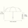 Folding Umbrella Leopard Print Umbrella with Beige and Brown Pattern Creative Portable Folding Umbrella, Suitable Holiday Gift