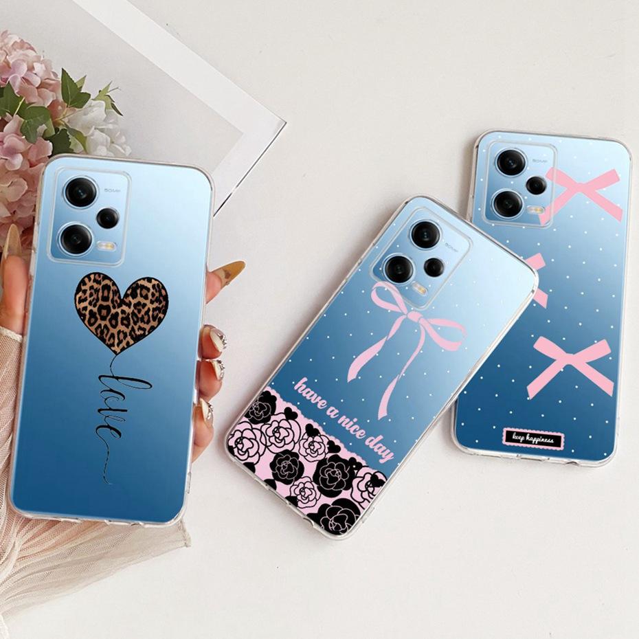 Clear TPU Case For Xiaomi Redmi Note 12 Pro Newest Style Phone Cases For Redmi Note12 Pro 5G Soft Silicone Covers Bumpers