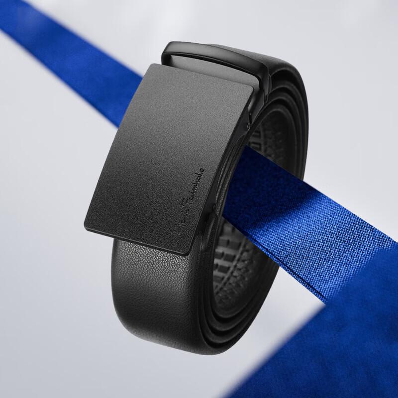 MARK FAIRWHALE Men s Automatic Buckle Business Casual Leather Belt 130cm