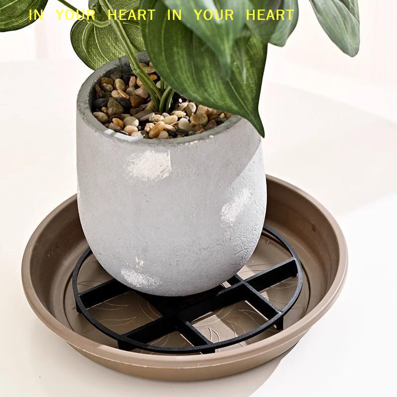 3/1PC Mesh Pad for Flower Pot Reusable Plastic Anti Rotting Root Saucer Durable Support for Indoor Balcony and Garden Plants