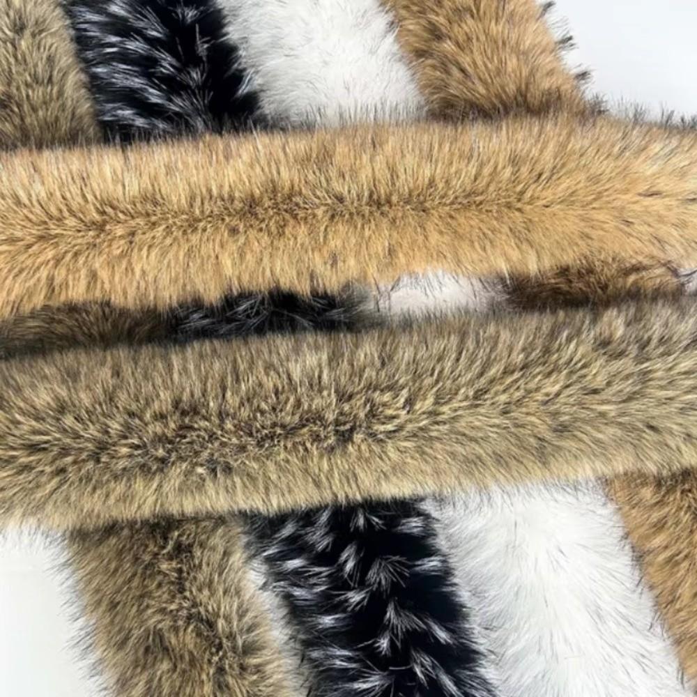 Detachable Collar Faux Fur Collar Imitation Fur Artificial Fur Collar Faux Fur False Collar Hood