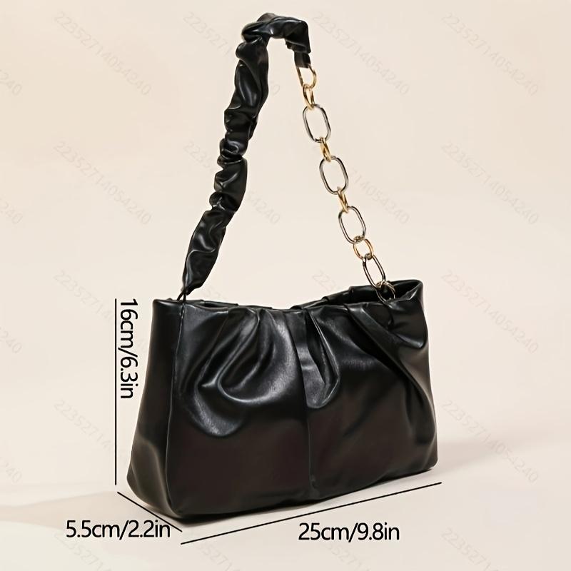 Versatile Handbag Single Shoulder Chain Bag And a Pleated Cloud Bag Suitable for Commuting to Work, Valentine'S Day Dates, And Everyday Use