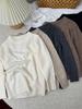 Pull En Laine à Col Rond pour Enfants - Pull Tricoté Unisexe Automne/Hiver pour Bébés et Tout-Petits