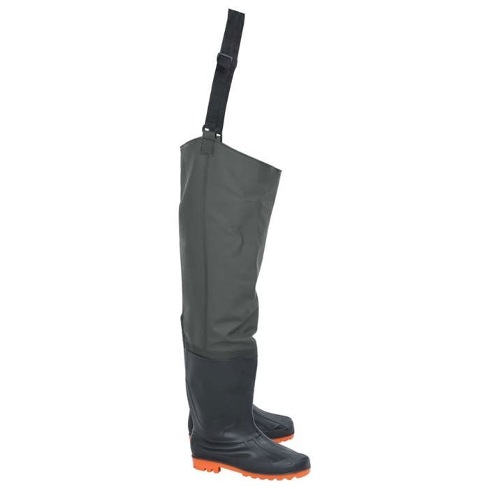 VidaXL Thigh-high Boots Dark Green Size 38-46 PVC