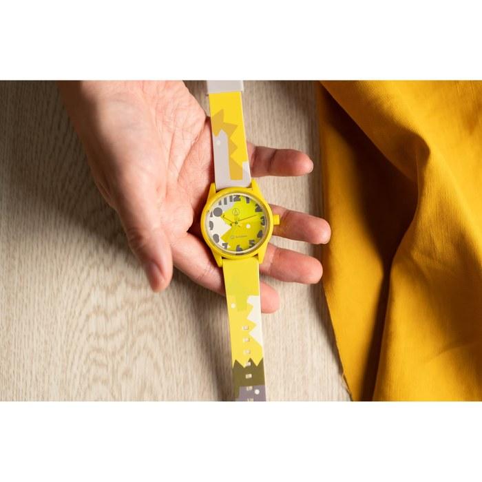 Q&Q SmileSolar Masaru Suzuki Collaboration Watch – Solar Analog Waterproof Yellow R00A-501VK