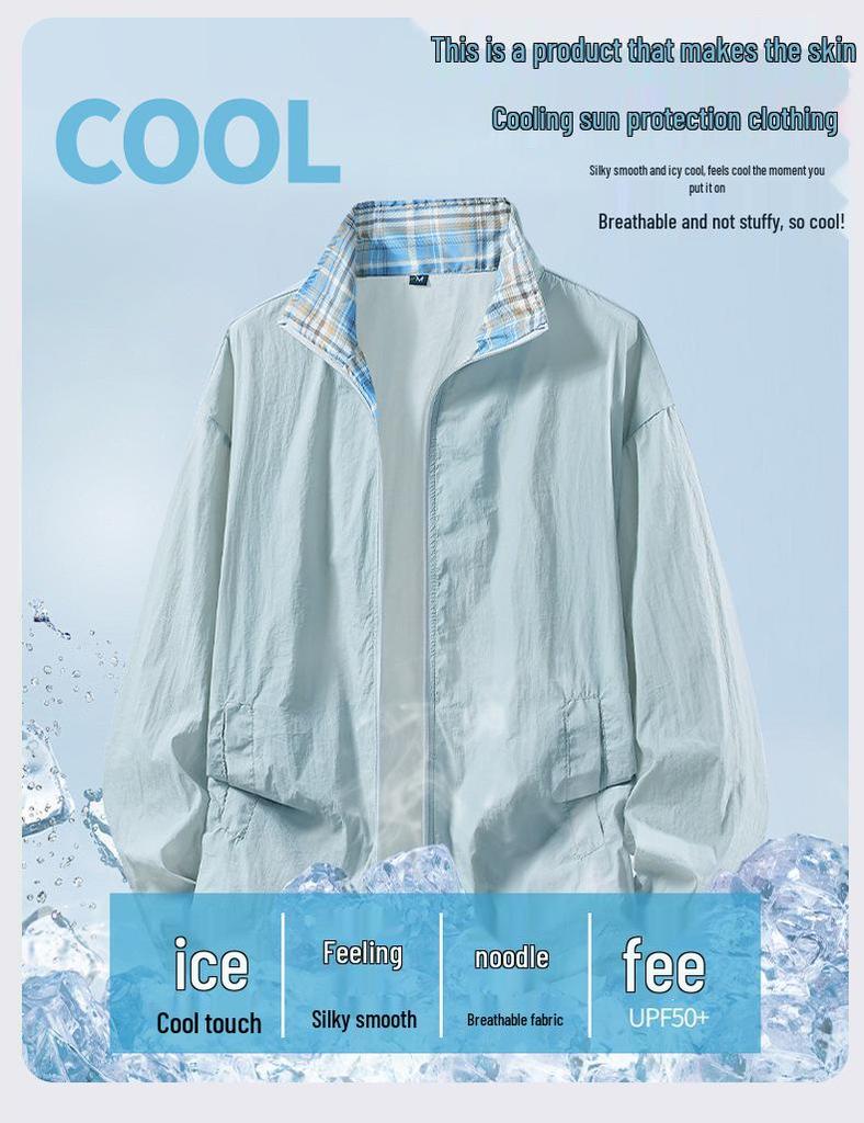 Summer UV Protection Lightweight Unisex Jacket - Thin, Ice-Cool, Outdoor Sun Shield