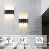 LED nástenné svietidlo 4W 6W 8W nástenné svietidlá Vnútorné osvetlenie nástenné svietidlo AC85-265V do spálne Obývacia izba Schodisko Home Decor svietidlo
