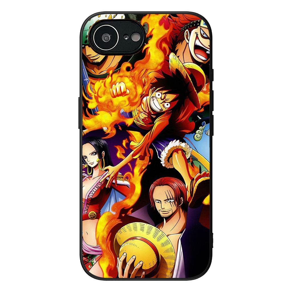 Cover for Apple iPhone 16 15 14 Plus 13 12 Mini 17 Pro Max + ProMax 16E Air Phone Case Luffy One Shanks Piece Roronoa Zoro