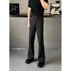 AIXKOM Spring Men’s Slim Fit High Waist Wide Leg Suit Pants