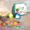 Geometry Colorful Quick-fix Tangram Jigsaw Puzzle Game Tangram Math Training Toy  Kindergarten