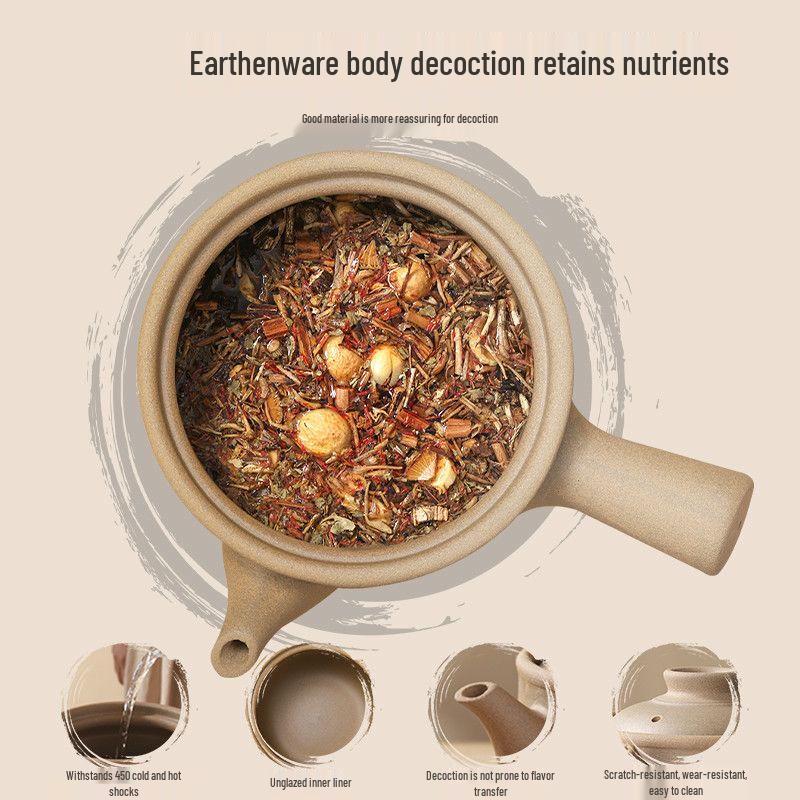 Traditional Ceramic Herbal Medicine Pot