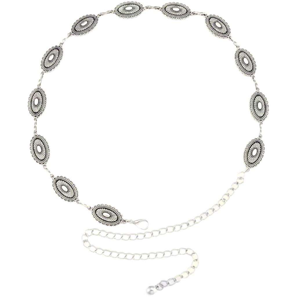 Retro Metal Chain Waist Accessory for Women - Simple European and American Style