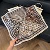 New 71 * 71cm Korean version small square scarf women's silk scarf spring and summer thin sunscreen scarf neck protection tied bag headband scarf
