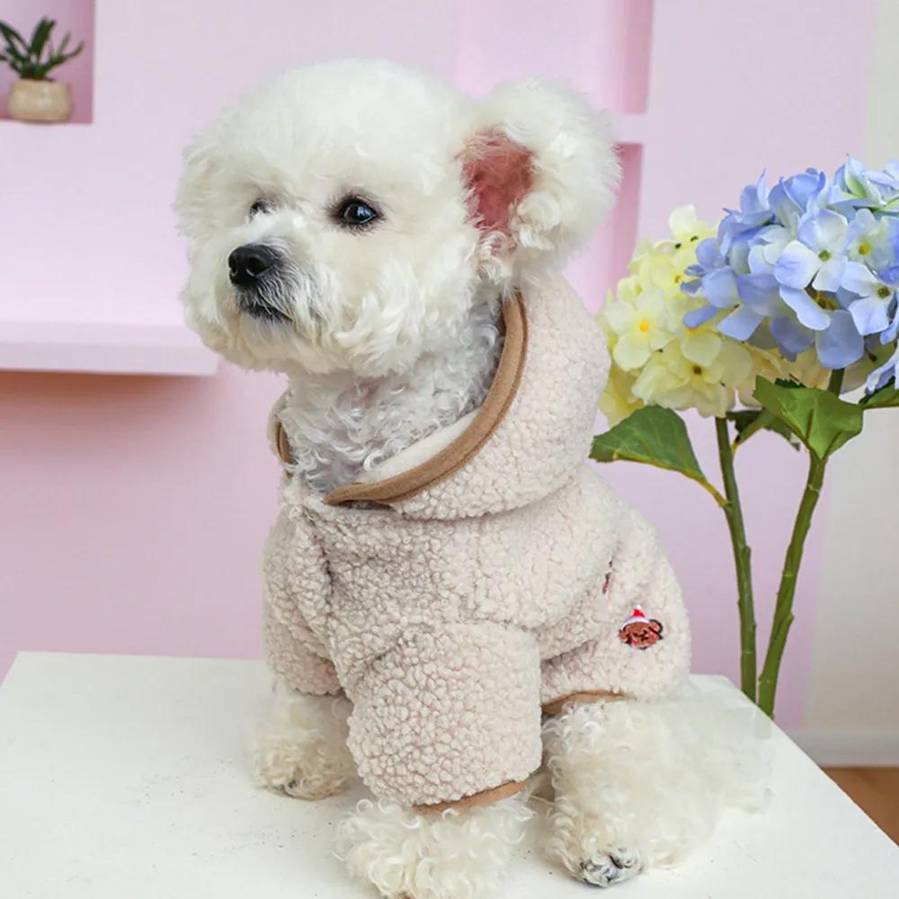Perforated Hoodie for Pets, Winter Coat for Dogs, Cat Clothes, Puppy Clothes, Chihuahua SARL, Plush Outfits, Smile