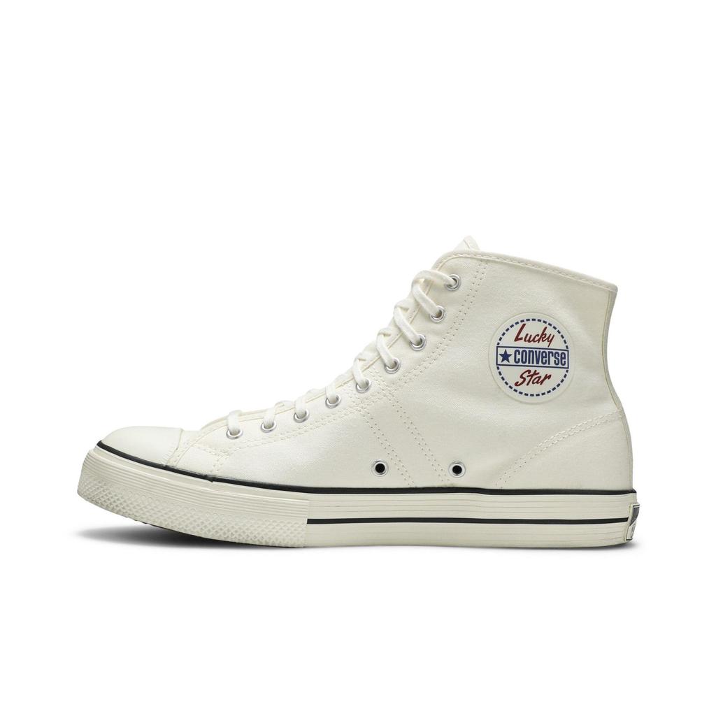 Converse Lucky Star Hi 'Egret' (Unisex) Egret / Black / Egret Canvas Shoes 163158C