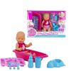 Baby Doll - Pipi Baby Doll - 40 X 13 X 58 Cm - Bathtub - Accessories Included