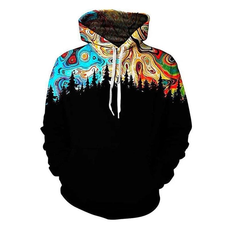New Men's Women's Funny Pattern Hoodies Harajuku Style Pullovers Sweatshirt 3D Printing Oversized Hoodie Streetwear For Men
