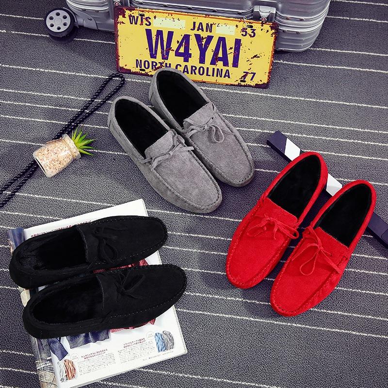 Doudou Schuhe Herren Frühling und Sommer neu atmungsaktiv weiche Sohle Fahren lässig Fahren Herrenschuhe Britisch