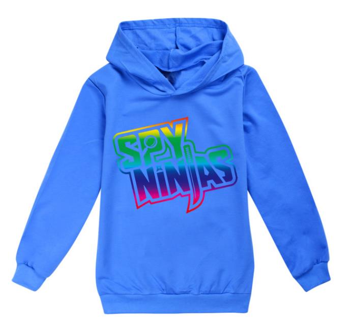 Nye Spy Ninjas Børnetøj Bomuld Hættetrøje Streetwear Sweatshirt Tegneserie Pullover Hip Hop Teenager Drenge Piger Tøj