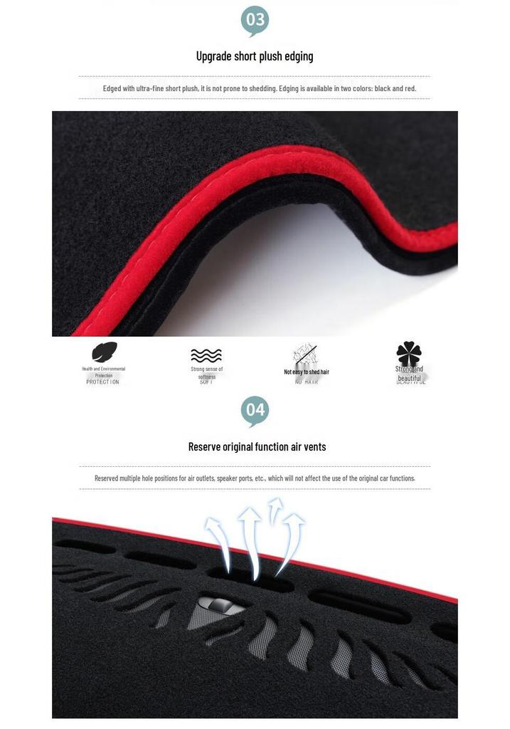Sunshade Mat for Landwind Xiaoyao (2017-2018) Dashboard: Light Blocking & Sun Protection