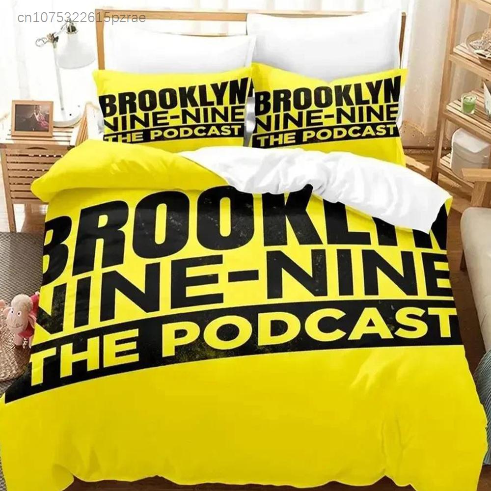 Neues 3D-Druck Brooklyn Nine-Nine Bettwäscheset Schlafzimmer Weiche Moderne Bettdecken Bequeme Bettbezüge Steppdeckenbezüge Und Kissenbezüge