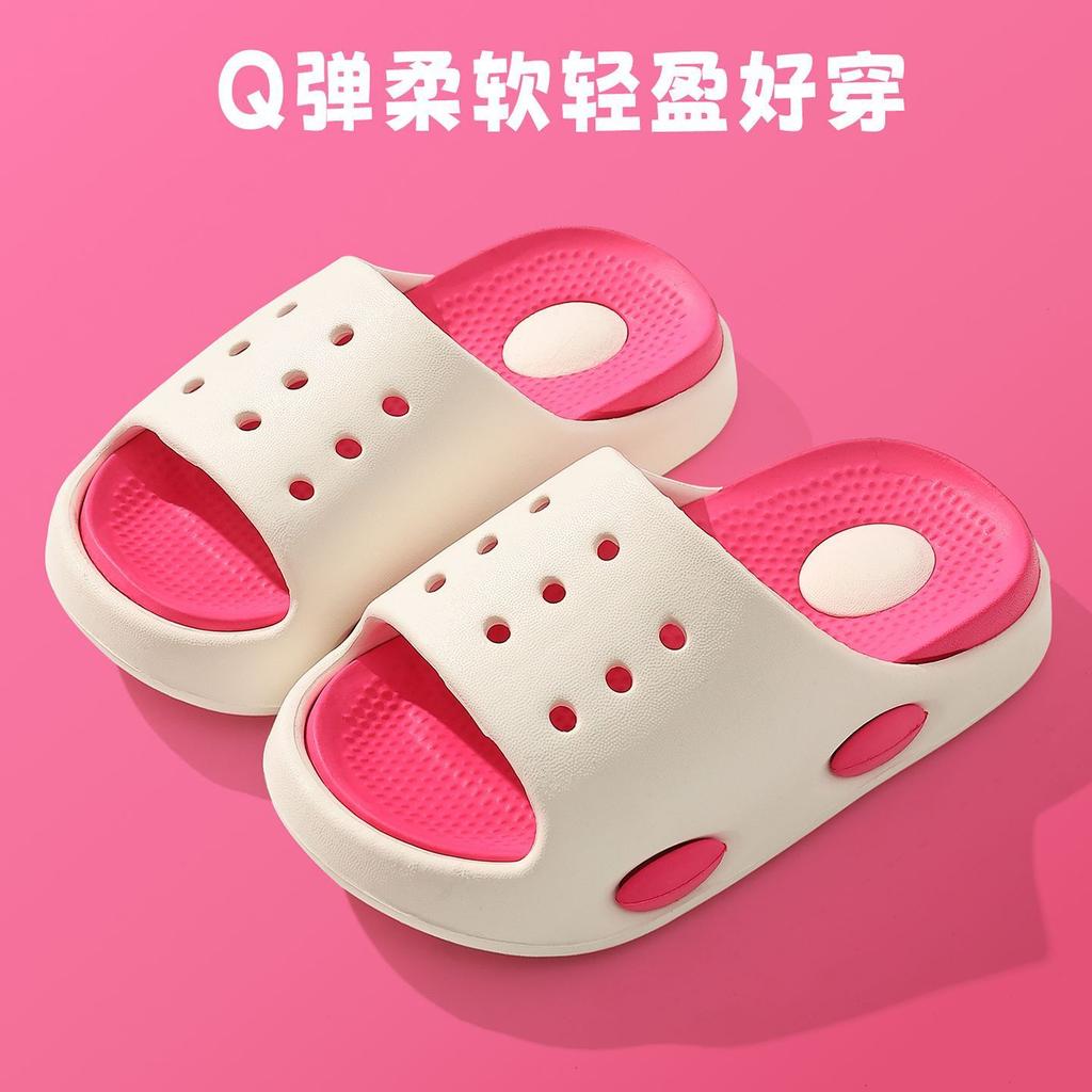 Children's slippers Girls summer indoor home bathroom simple non-slip bath boys deodorant little girl cool slippers