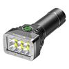 High Bright 6 LED Flashlight Portable Mini Torch Outdoor Camping Emergency Lighting Lamp Small Spotlight With Power Display