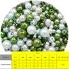 150 peças 3-8mm furo reto abs pérolas redondas imitação de contas para fazer joias
