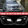 Amcsvg1 For Mercedes-Benz ML Class W164 ML350 ML500 2005 2006 2007 2008 Front Headlamp Lens Cover Transparent Lampshade Lamp Shell
