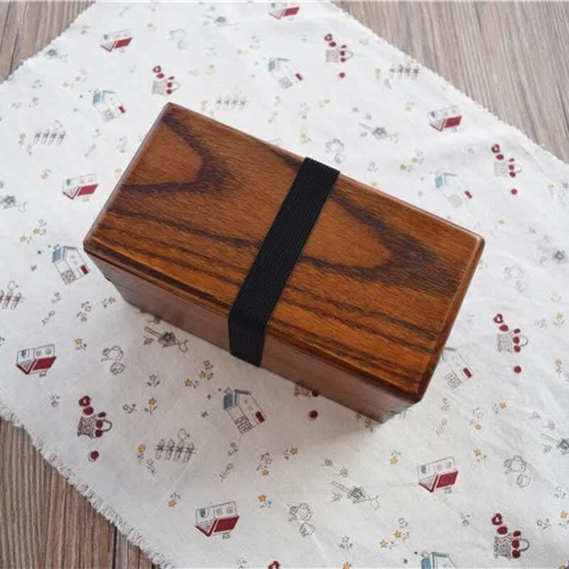 

Wooden Japanese Bento Lunch Box